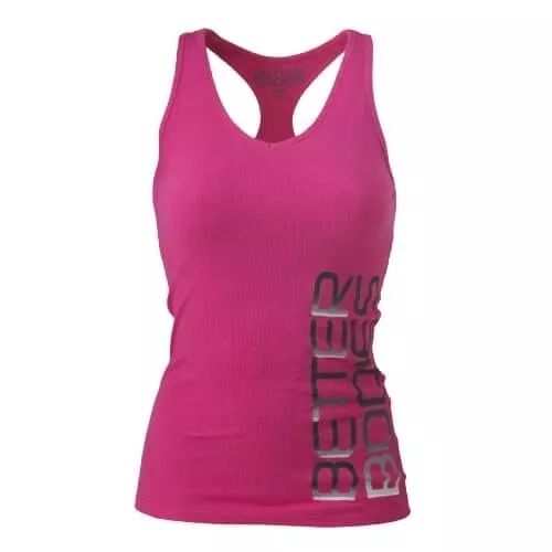 Better Bodies Fitness rib T-майка, розовая