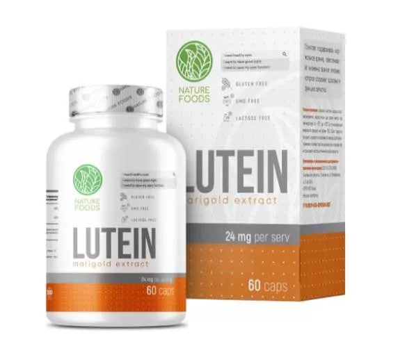 Nature Foods Lutein 20mg Plus Zeaxanthin 60 caps