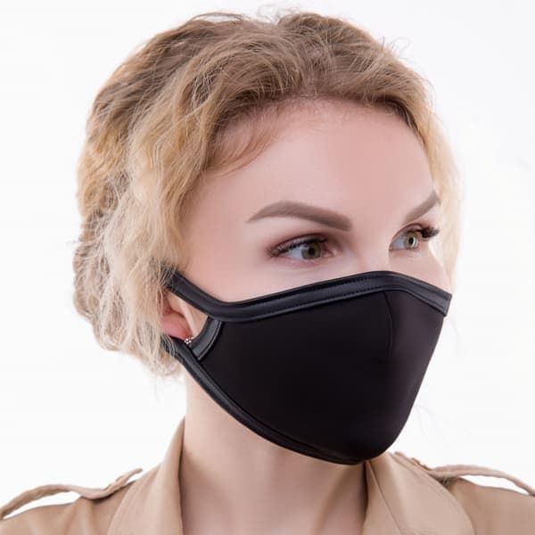 Маска защитная Bona Fide Mask BF "Black Skin" (M)