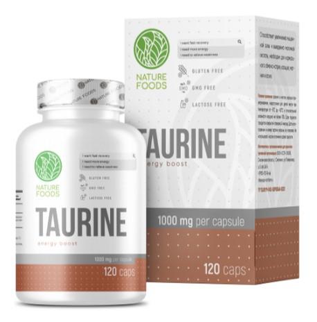 Nature Foods Taurine 1000mg 60 caps