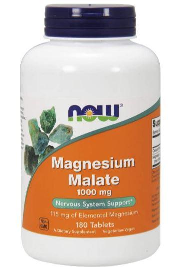 NOW Magnesium Malate 1000 mg 180 vcaps