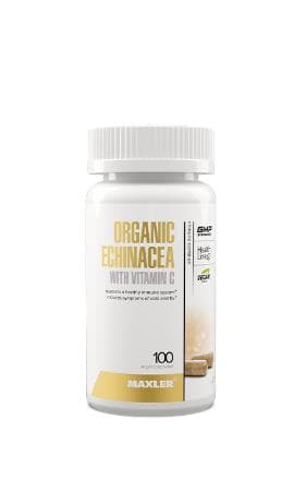 Maxler Organic Echinacea with Vitamin C 100 caps