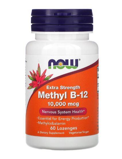 NOW Methyl B-12 10000mcg 60 loz
