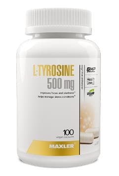 Maxler L-Tyrosine 500 mg 100 vegan caps