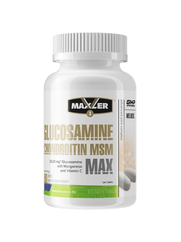 Maxler Glucosamine-Chondroitin-MSM MAX 90 tabs