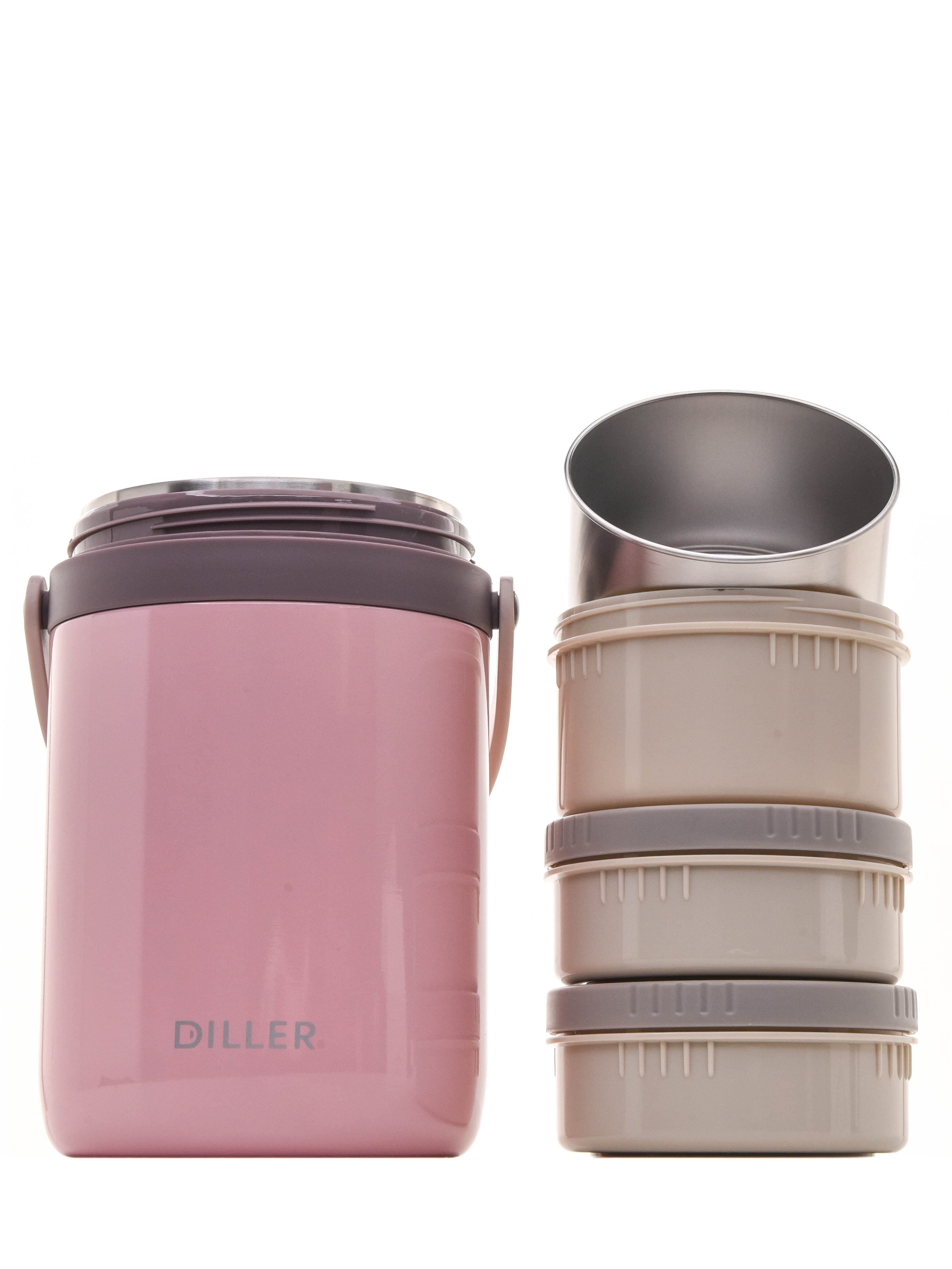 Термоконтейнер для еды Diller 8926 1900 ml (Розовый)