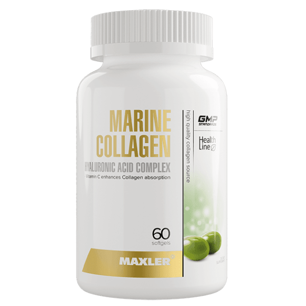 Maxler Marine Collagen Hyaluronic Acid Complex 60 softgels