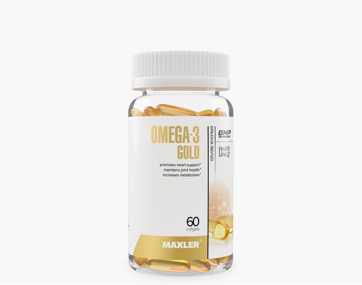 Maxler Omega-3 Gold 60 softgels 